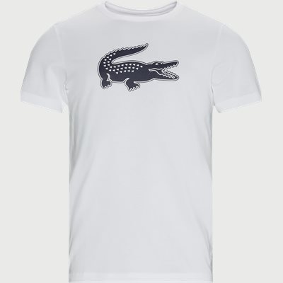 Atmungsaktives Jersey-T-Shirt mit 3D-Druck Krokodil Regular fit | Atmungsaktives Jersey-T-Shirt mit 3D-Druck Krokodil | Weiß