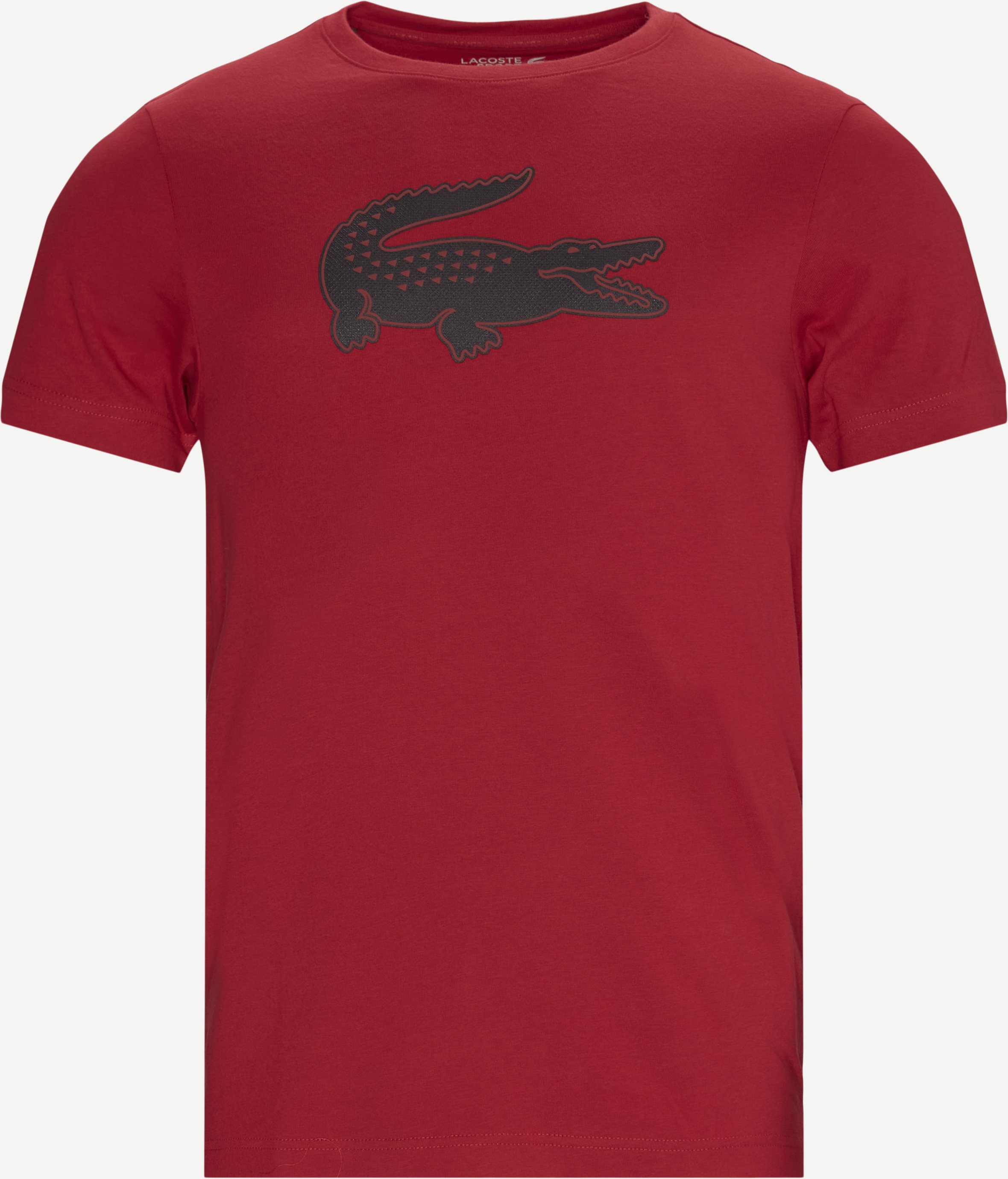  3D Print Crocodile Breathable Jersey T-shirt - T-shirts - Regular fit - Rød