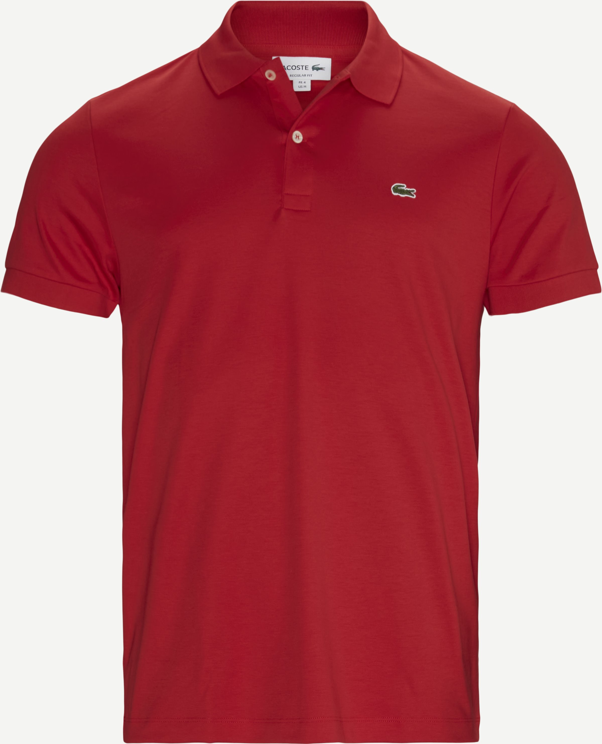 Jersey Polo T-shirt - T-shirts - Regular fit - Rød