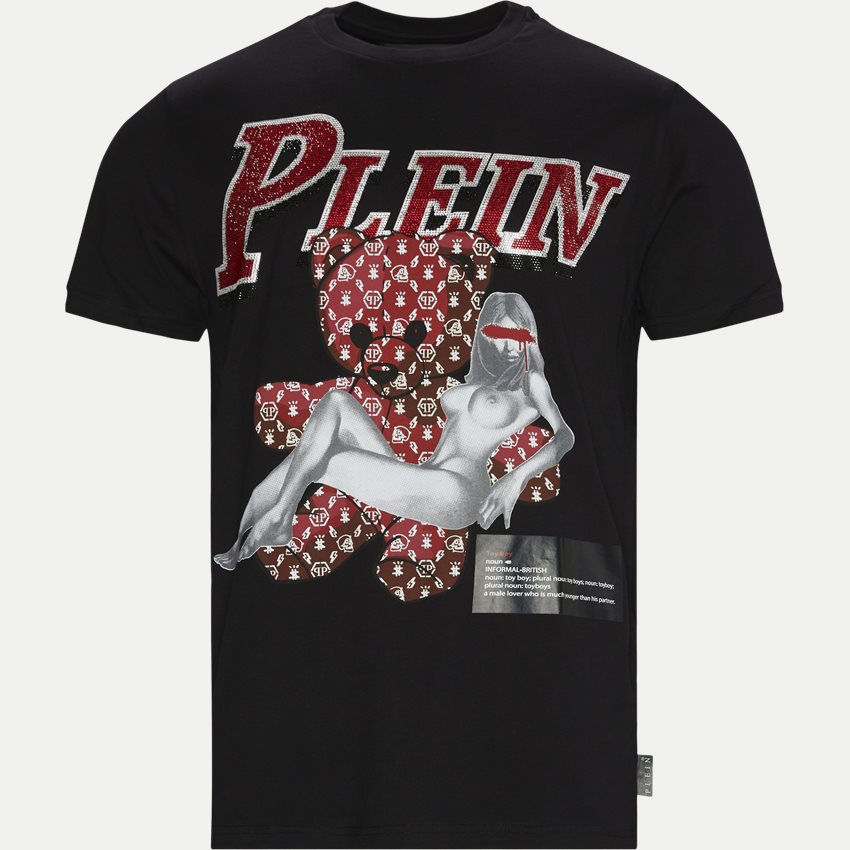 Philipp Plein T-shirts MTK5163 PJY002N SORT/RØD