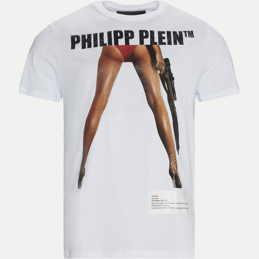Philipp Plein T-shirts MTK5132 PJY002N HVID