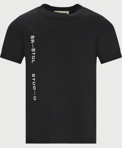 Bristol Studio T-shirts VERTICAL REVERSIBLE Sort