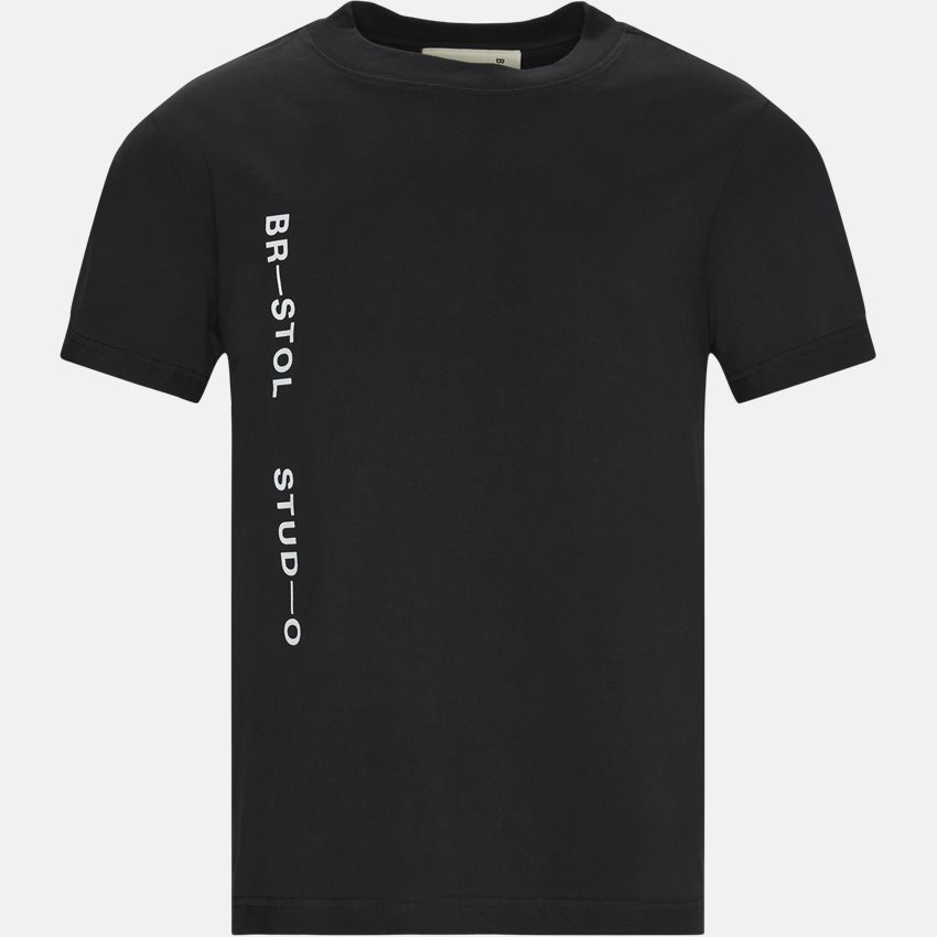Bristol Studio T-shirts VERTICAL REVERSIBLE BLACK