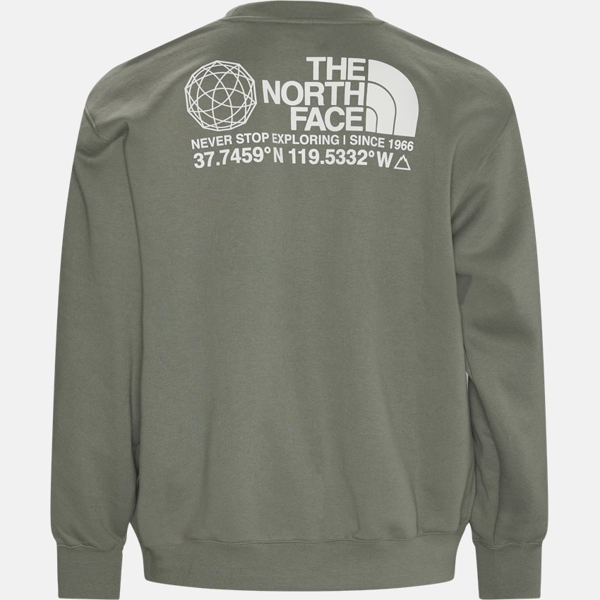 The North Face Sweatshirts COORDINATES CREW NF0A55MX GRØN