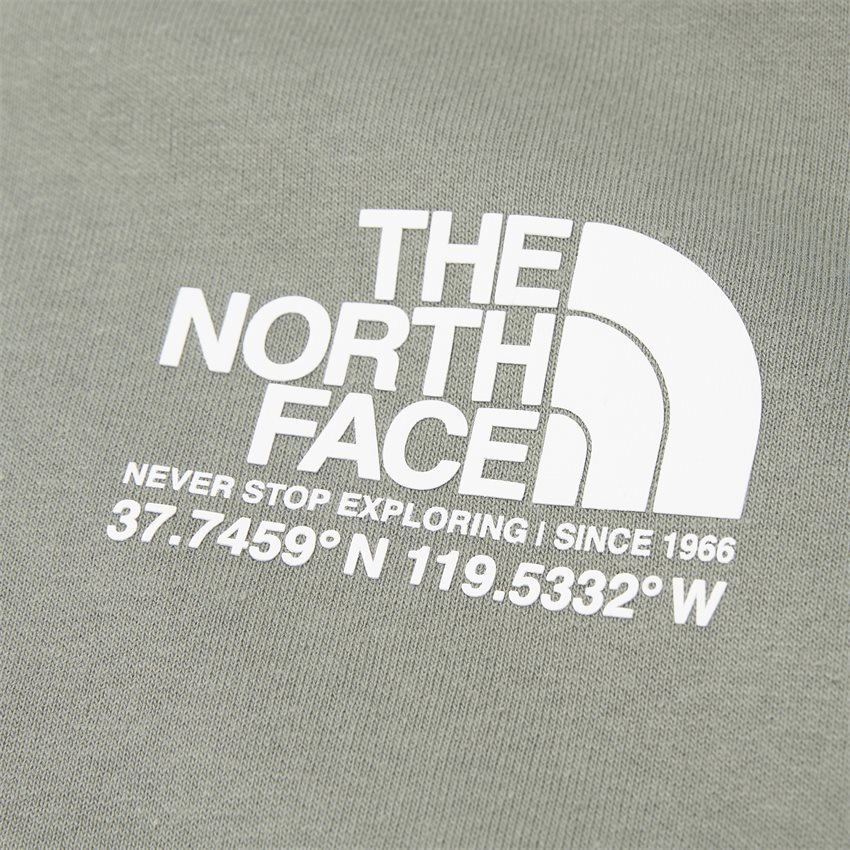 The North Face Sweatshirts COORDINATES CREW NF0A55MX GRØN