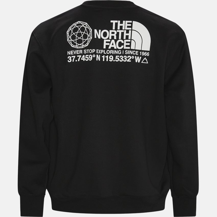 The North Face Sweatshirts COORDINATES CREW NF0A55MX SORT
