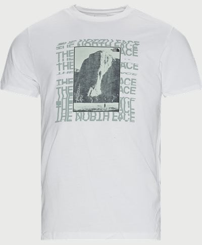The North Face T-shirts WARPED TYPE NF0A55TN Vit