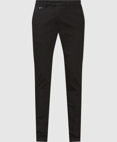 Tramarossa Trousers LUIS SLIM D317 Black