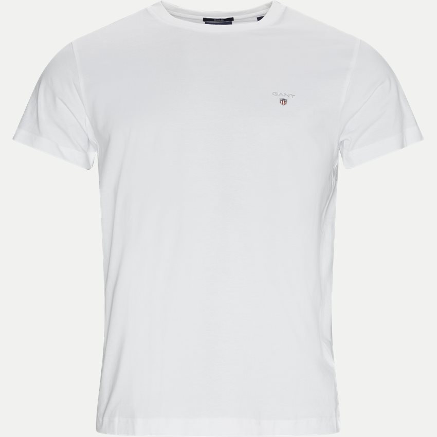 Gant T-shirts ORIGINAL SS T-SHIRT 234100 AW21 HVID