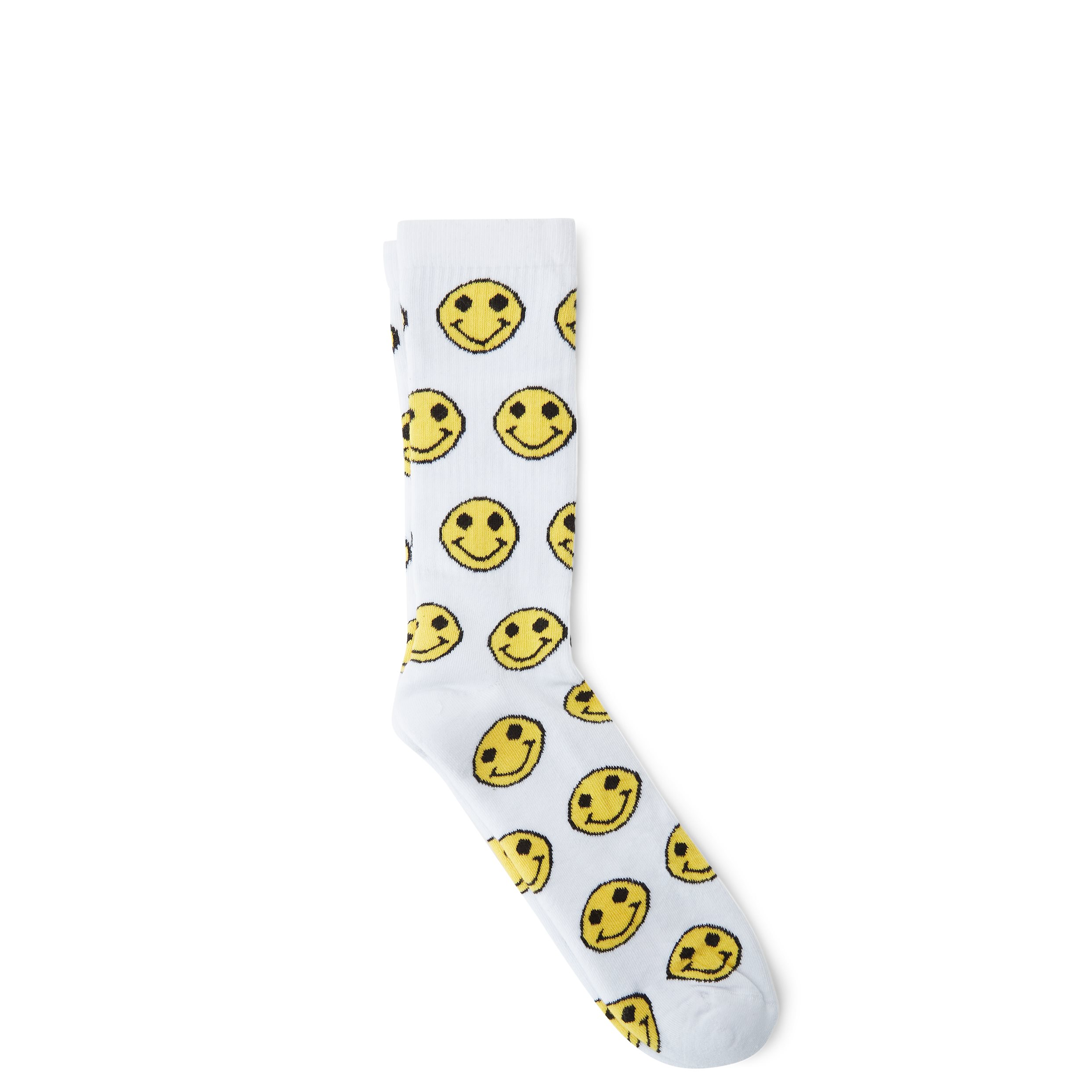 Happy Smiley 1-pack Tennis socks - Socks - White