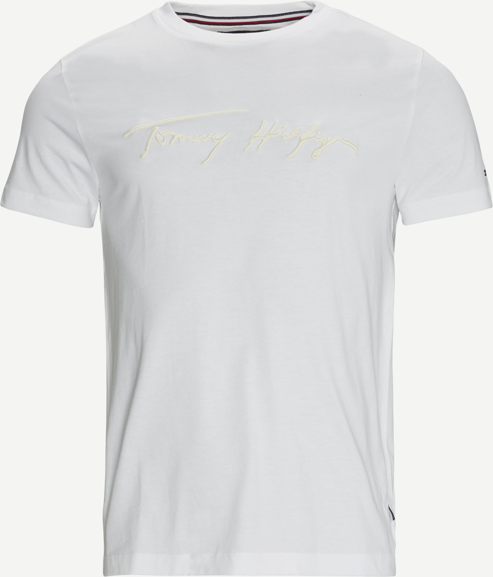 Signature Graphic T-shirt - T-shirts - Regular fit - Hvid