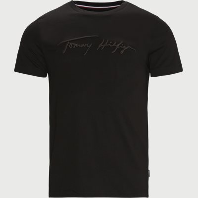 T-Shirt mit Signatur-Grafik Regular fit | T-Shirt mit Signatur-Grafik | Schwarz