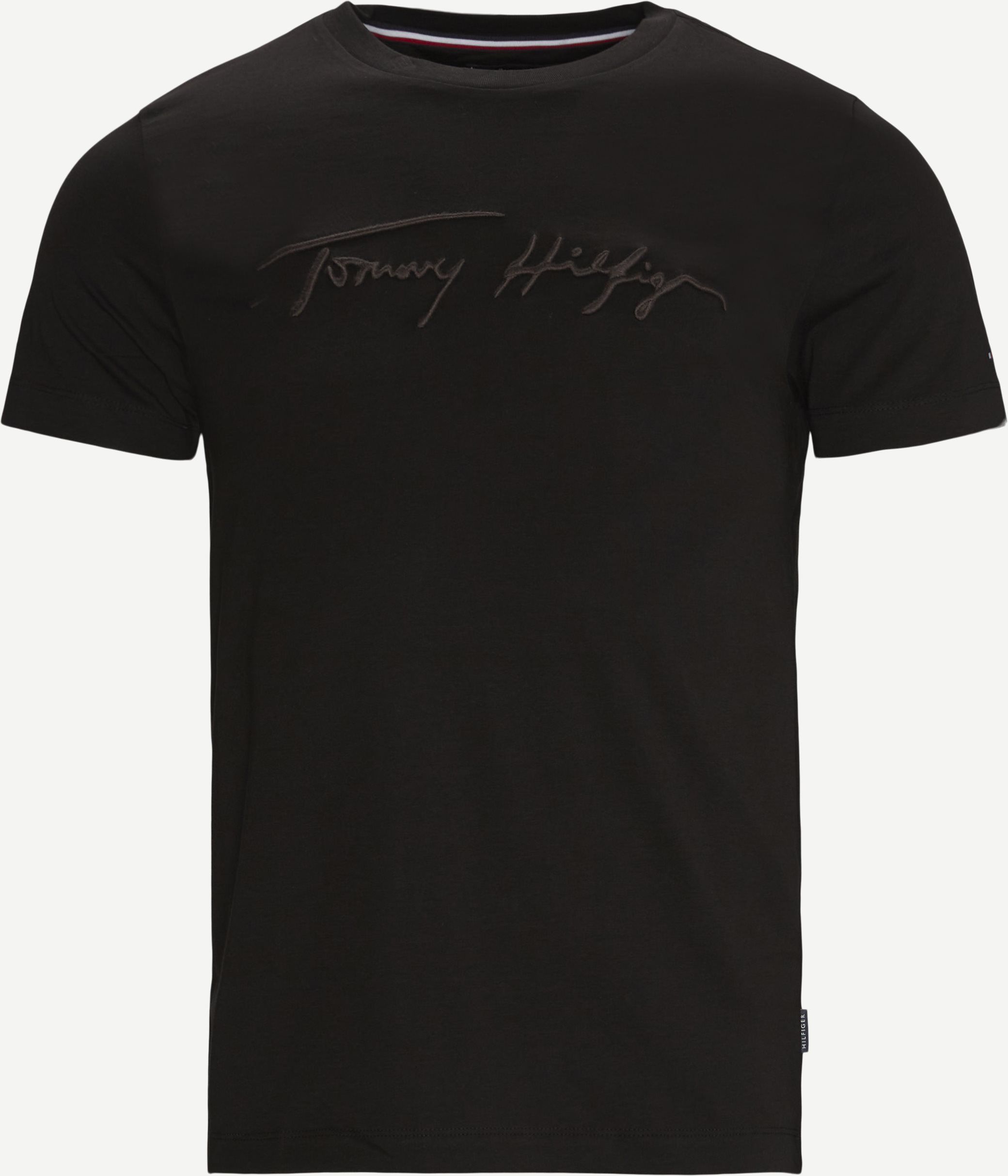 Signature Graphic T-shirt - T-shirts - Regular fit - Black