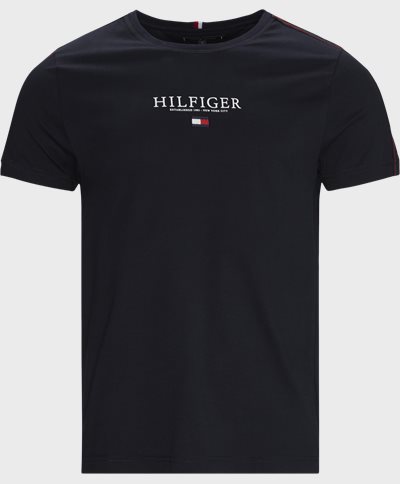Tommy Hilfiger T-shirts 19364 TAPED HILFIGER Blå