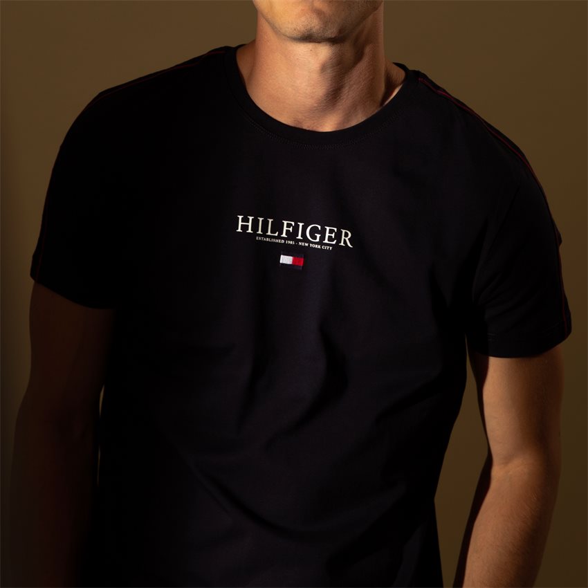 Tommy Hilfiger T-shirts 19364 TAPED HILFIGER NAVY