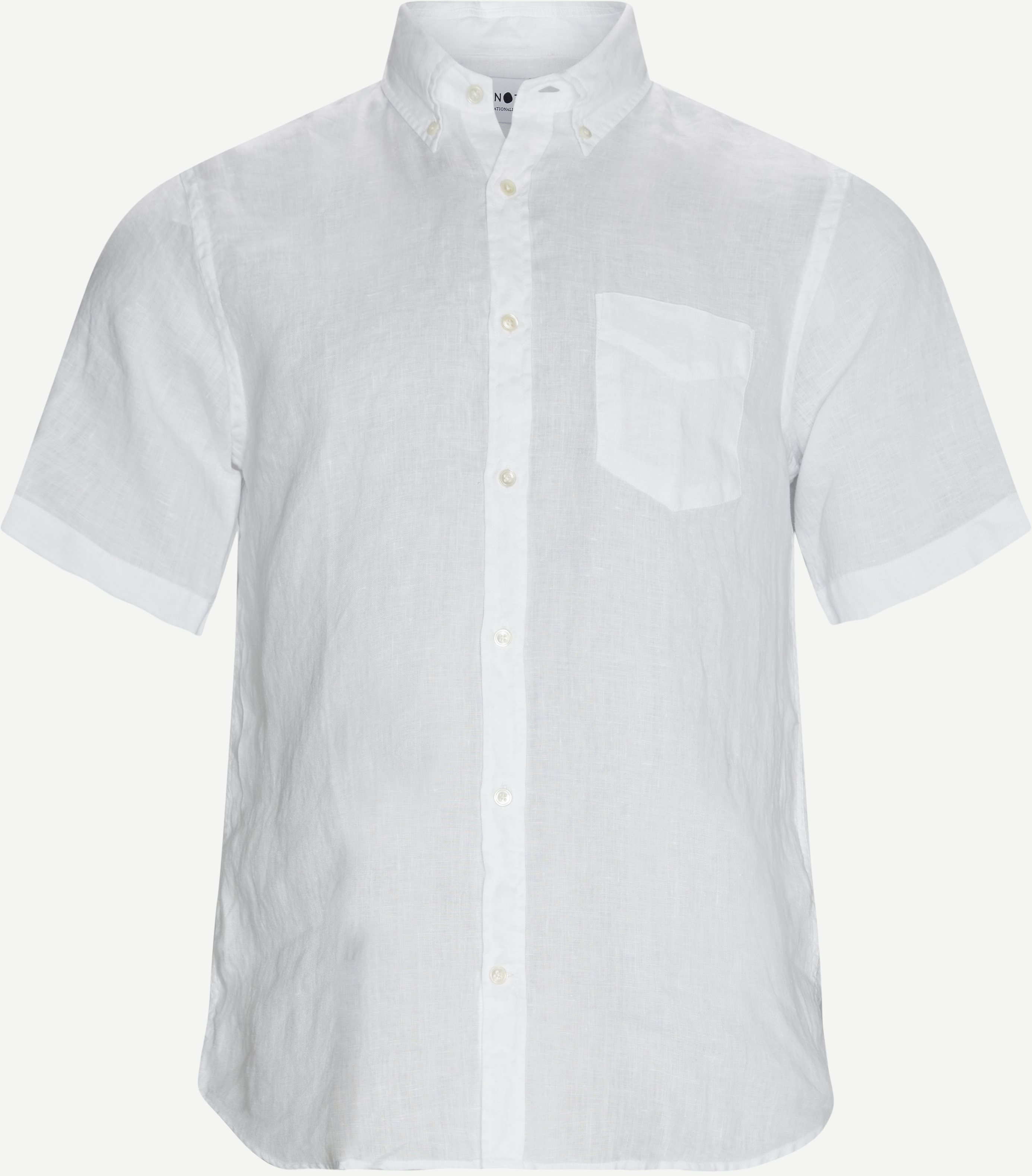 Tyrion K/Æ Skjorte - Short-sleeved shirts - Regular fit - White
