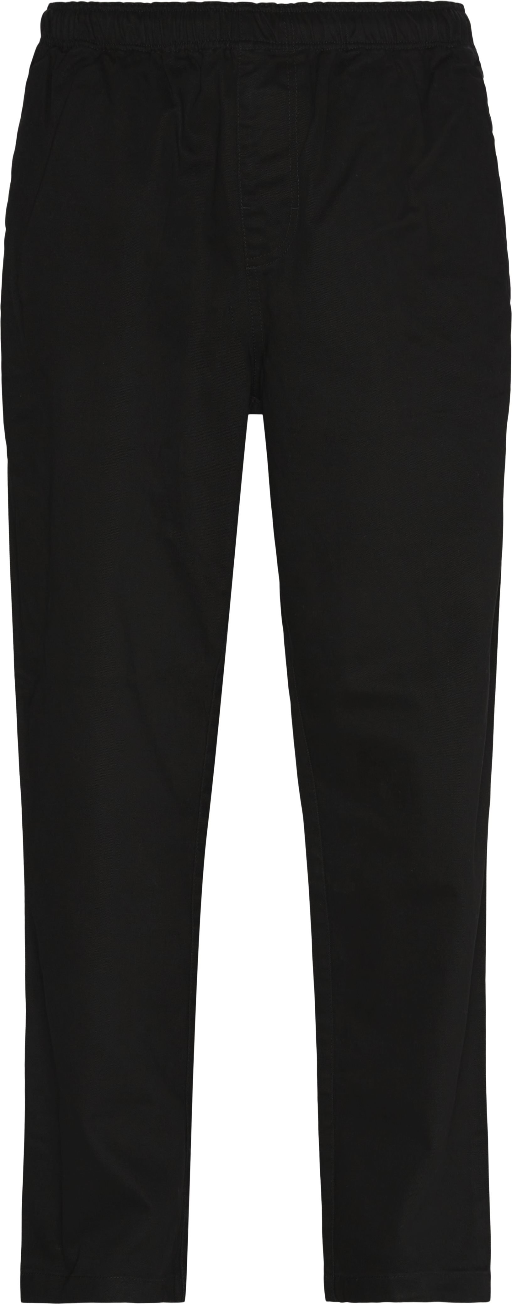 Brushed Beach Pant - Trousers - Loose fit - Black