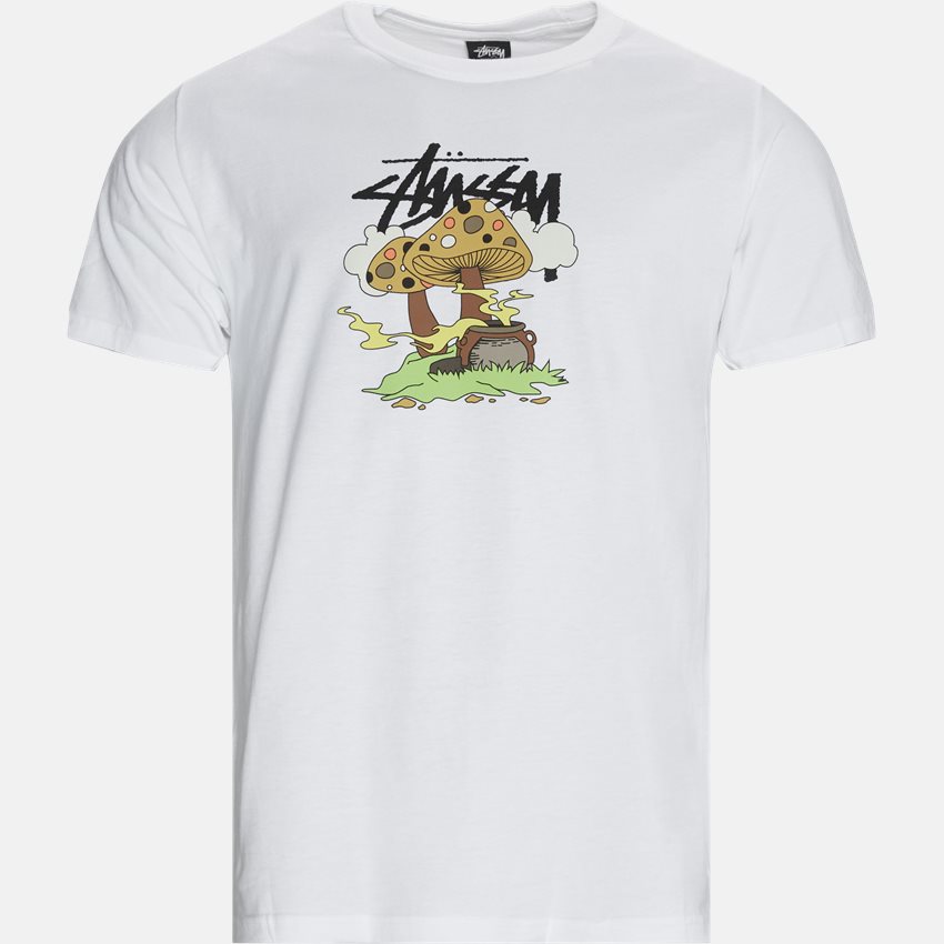 Stüssy T-shirts SOMETHINGS COOKIN 1904657 HVID
