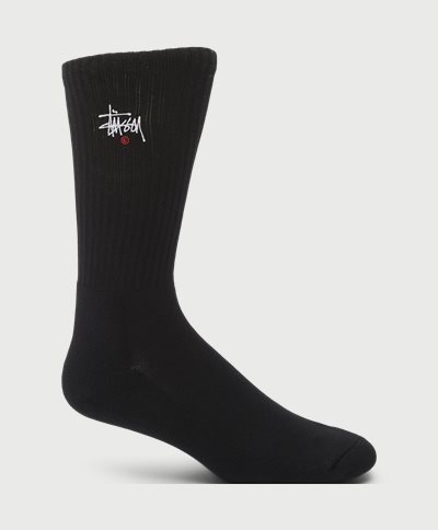 Stüssy Socks BASIC CREW 138713 Black