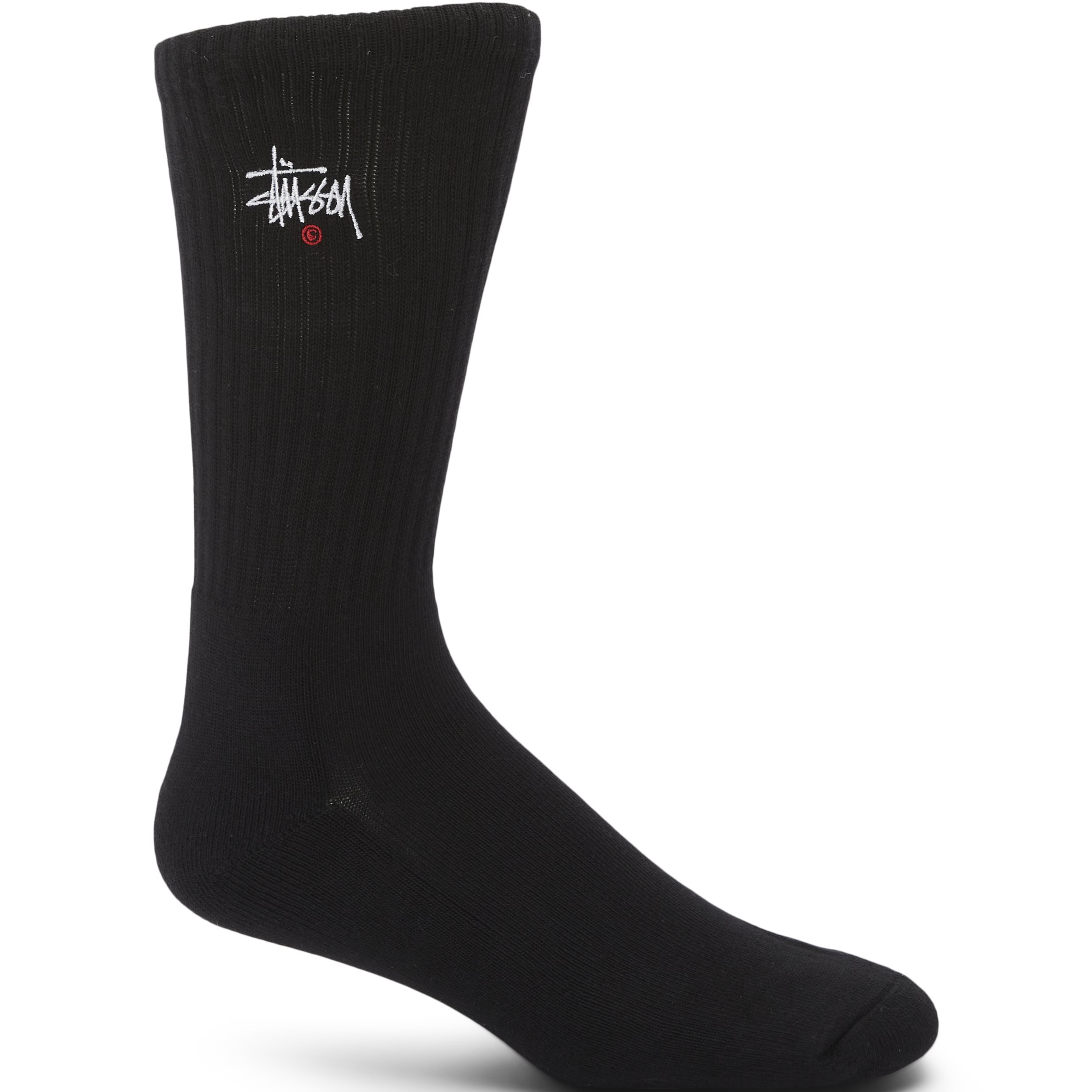 1-Pack Basic Logo Crew Socks - Socks - Black