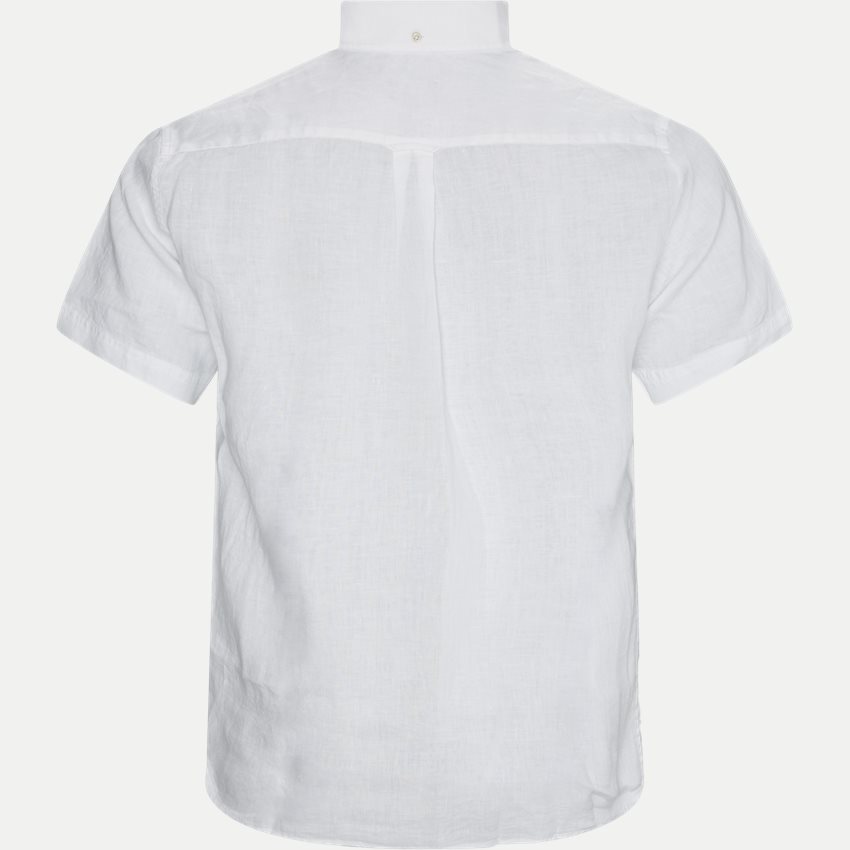 Gant Shirts REG LINEN SHIRT SS BD 3012421 HVID