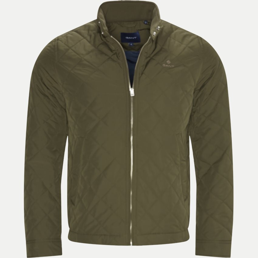 Gant Jackor QUILTED WINDCHEATER 7006080 SS21 ARMY