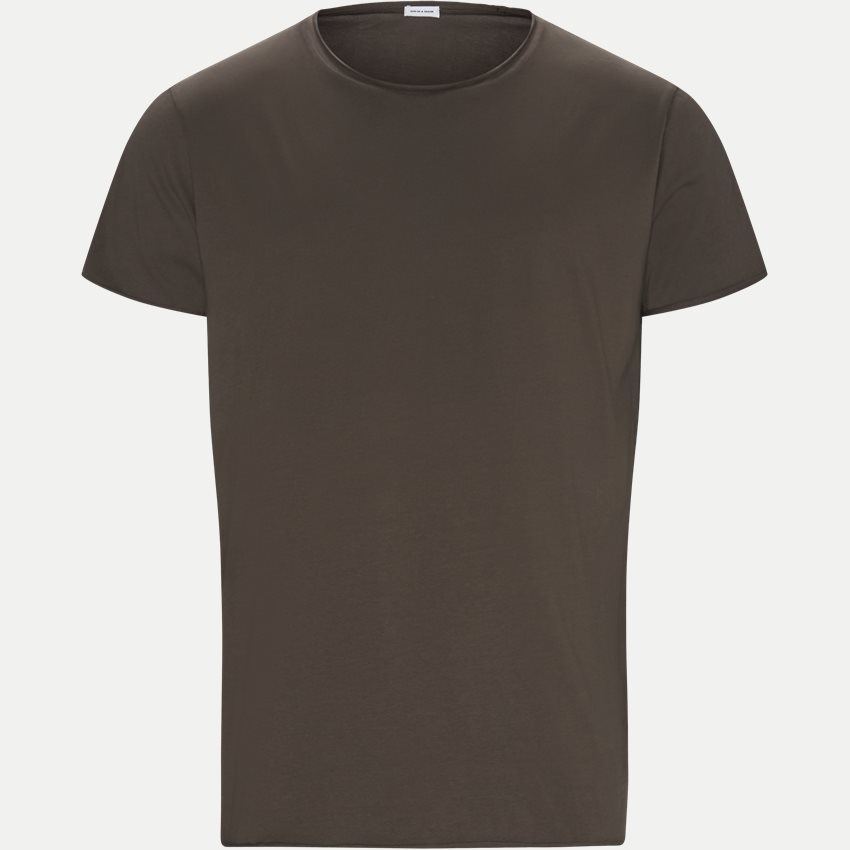 Tailored T-shirts RAW EDGE T-SHIRT BROWN