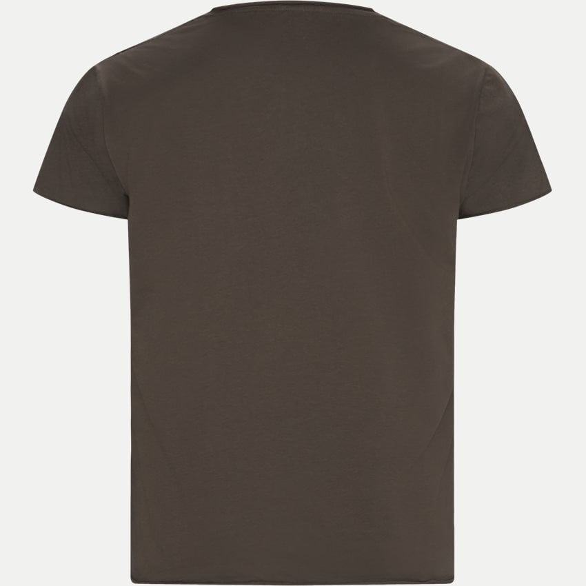 Tailored T-shirts RAW EDGE T-SHIRT BROWN