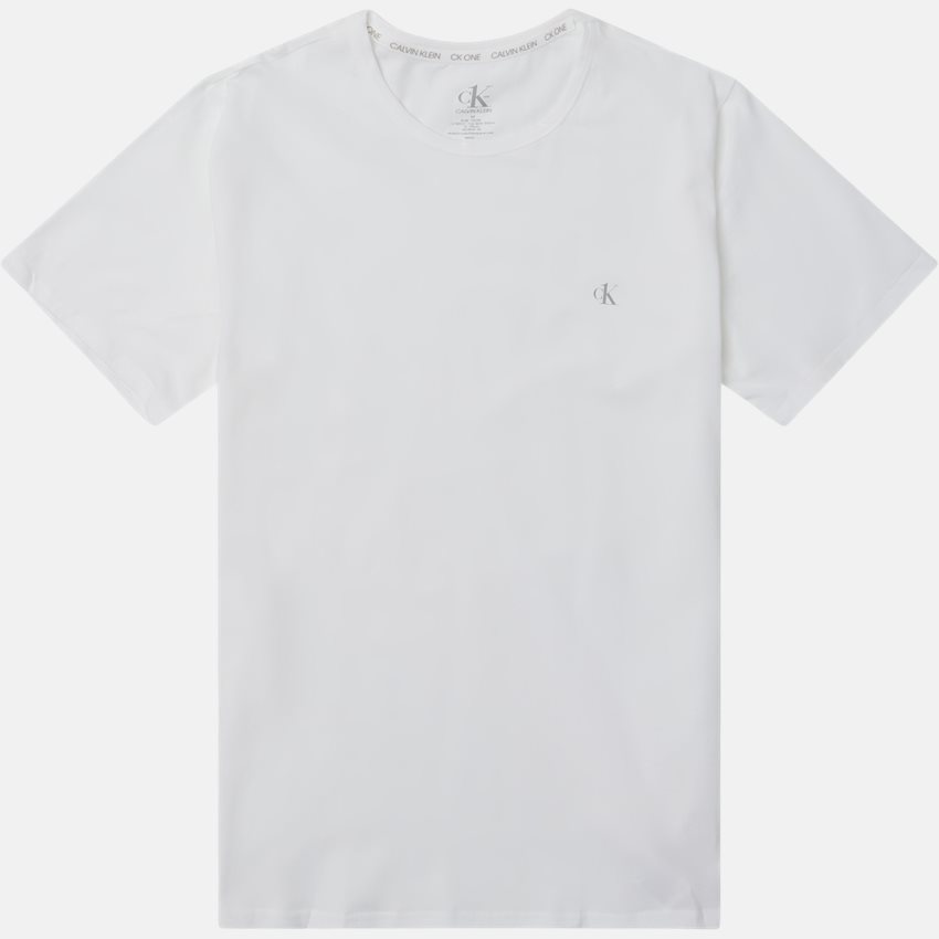 Calvin Klein T-shirts 000NB2221A SS CREW NECK 2PK HVID