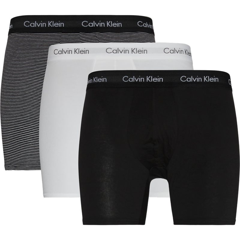 Calvin Klein 3-pak Tights Sort/hvid