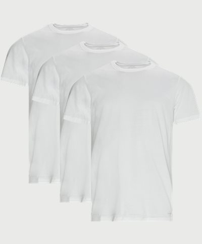Calvin Klein T-shirts 000NB4011E SS CREW NECK 3PK Vit