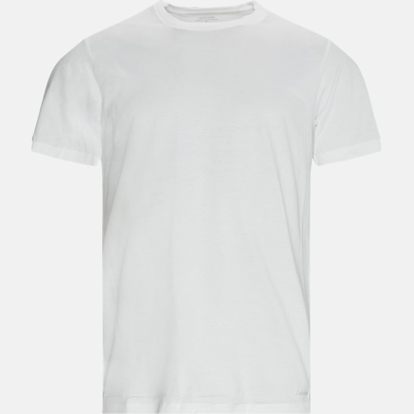 Calvin Klein T-shirts 000NB4011E SS CREW NECK 3PK HVID