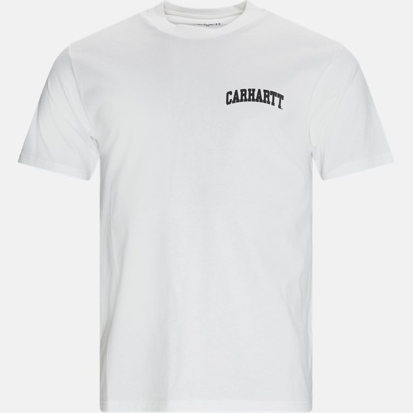 Carhartt WIP T-shirts SS UNIVERSITY SCRIPT T-SHIRT I028991 WHITE