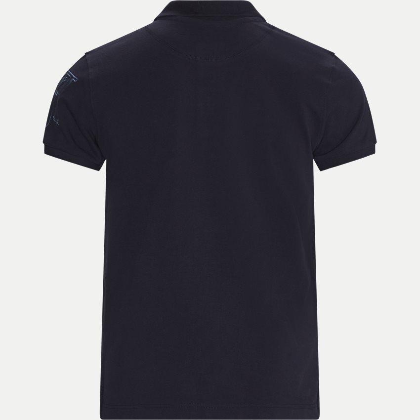 Hansen & Jacob T-shirts 06555 ROUGH STYLE POLO NAVY