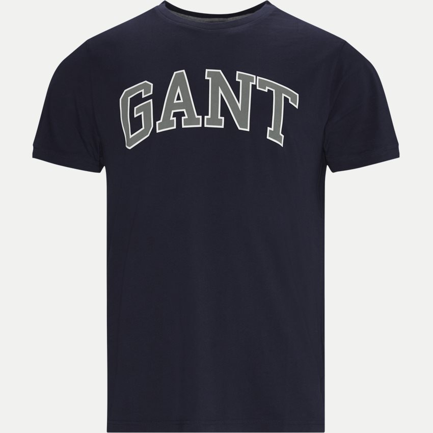 Gant T-shirts ARCH OUTLINE SS T-SHIRT 2003007 NAVY