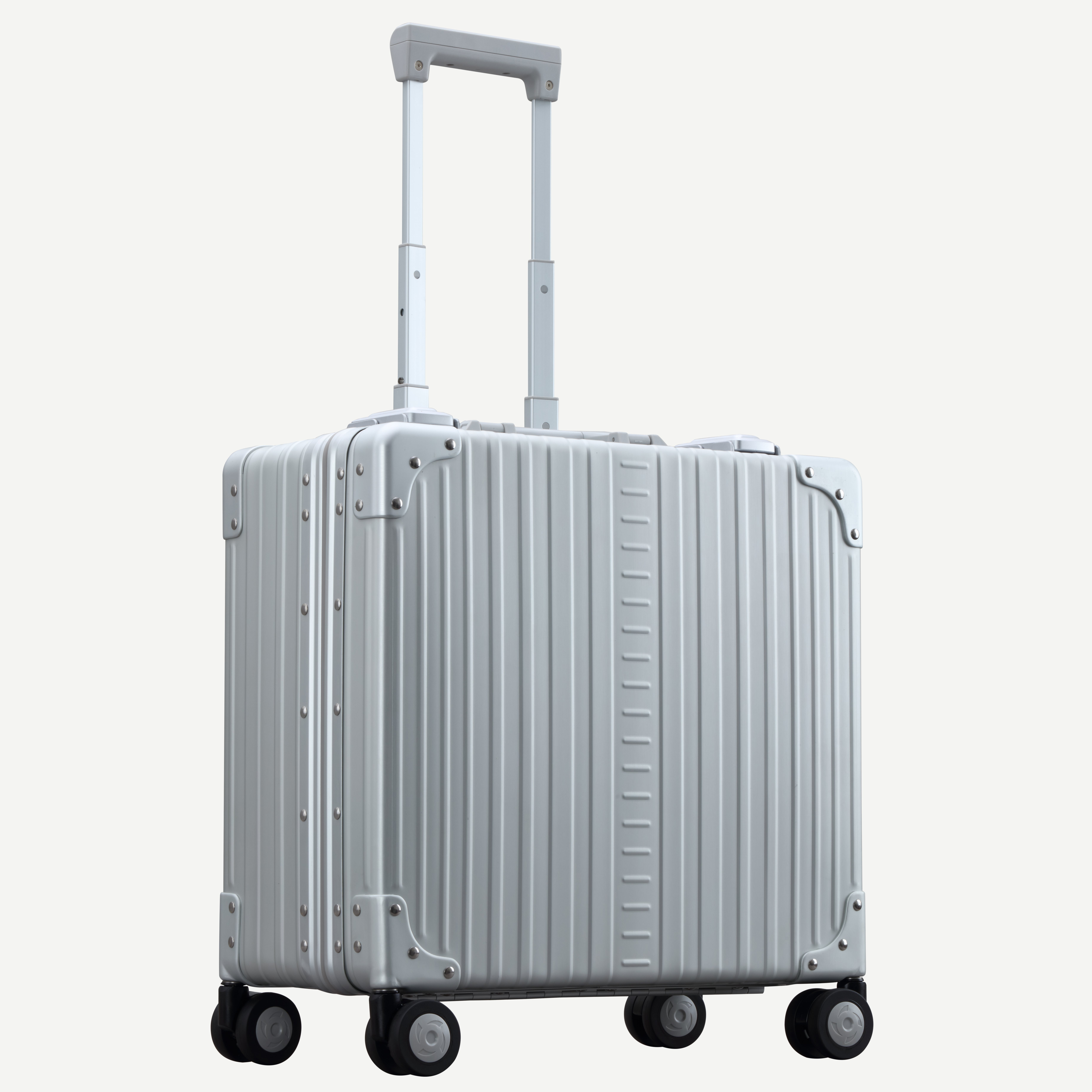 ALEON Bags DELUXE WHEELED BUSINESS CASE 17" 1837 Silver