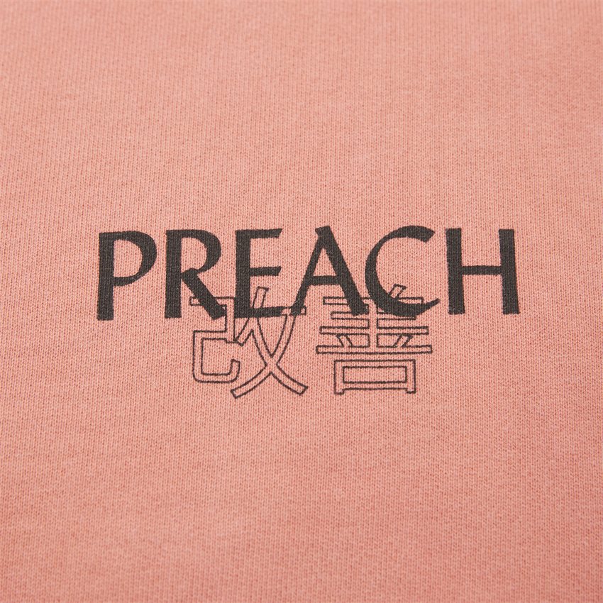 PREACH Sweatshirts OVERSIZED JAPANESE LOGO H RØD