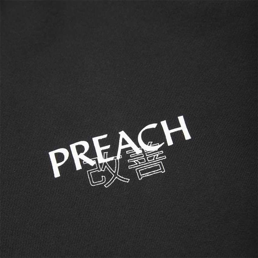 PREACH Sweatshirts OVERSIZED JAPANESE LOGO H SORT