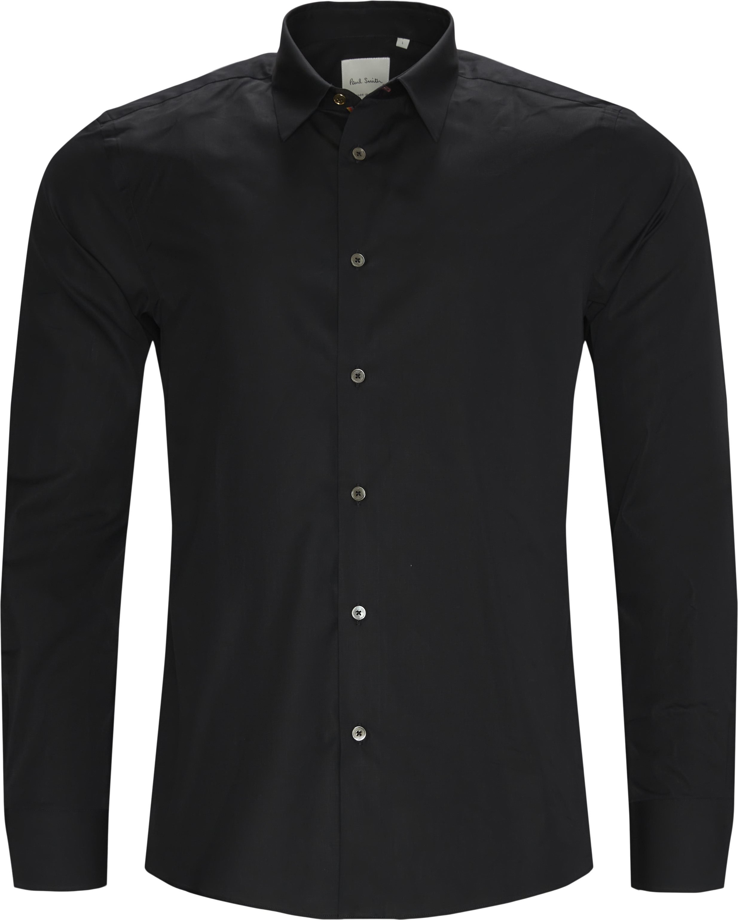 6L G00944 - Shirts - Slim fit - Black