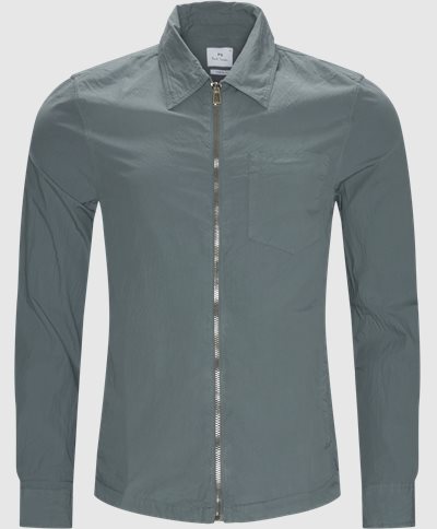 Zip Shirt Regular fit | Zip Shirt | Blå