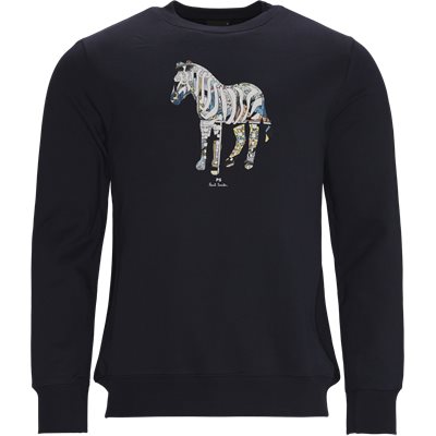 Zebra Sweatshirt Regular fit | Zebra Sweatshirt | Blue