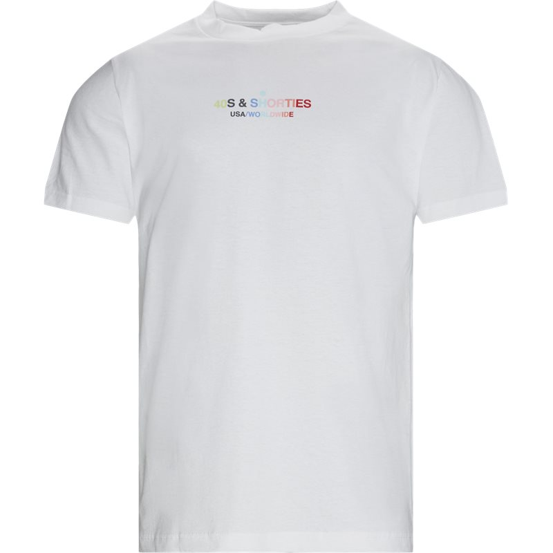 Billede af 40s & Shorties General Text Logo T-shirt Hvid