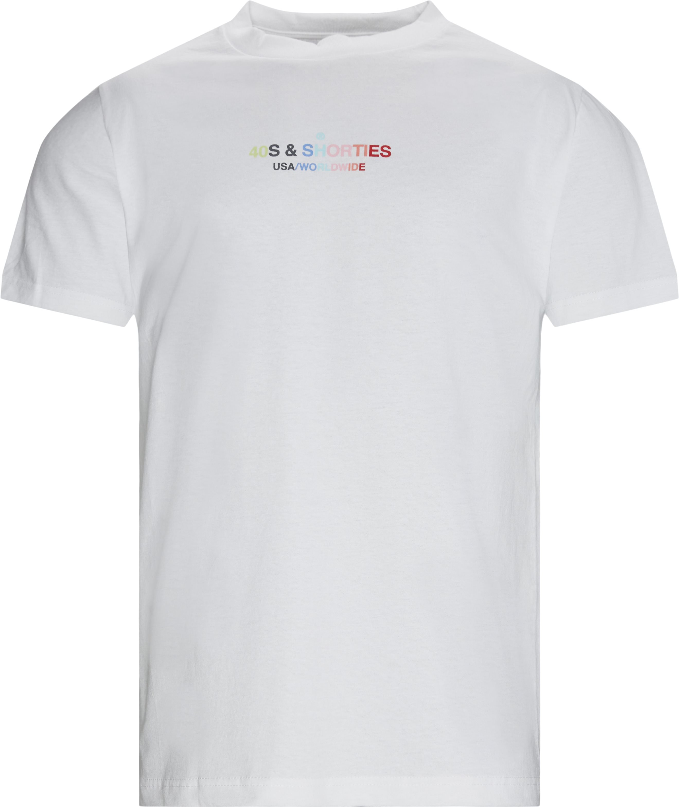 40S & SHORTIES T-shirts GENERAL TEXT LOGO TEE Vit