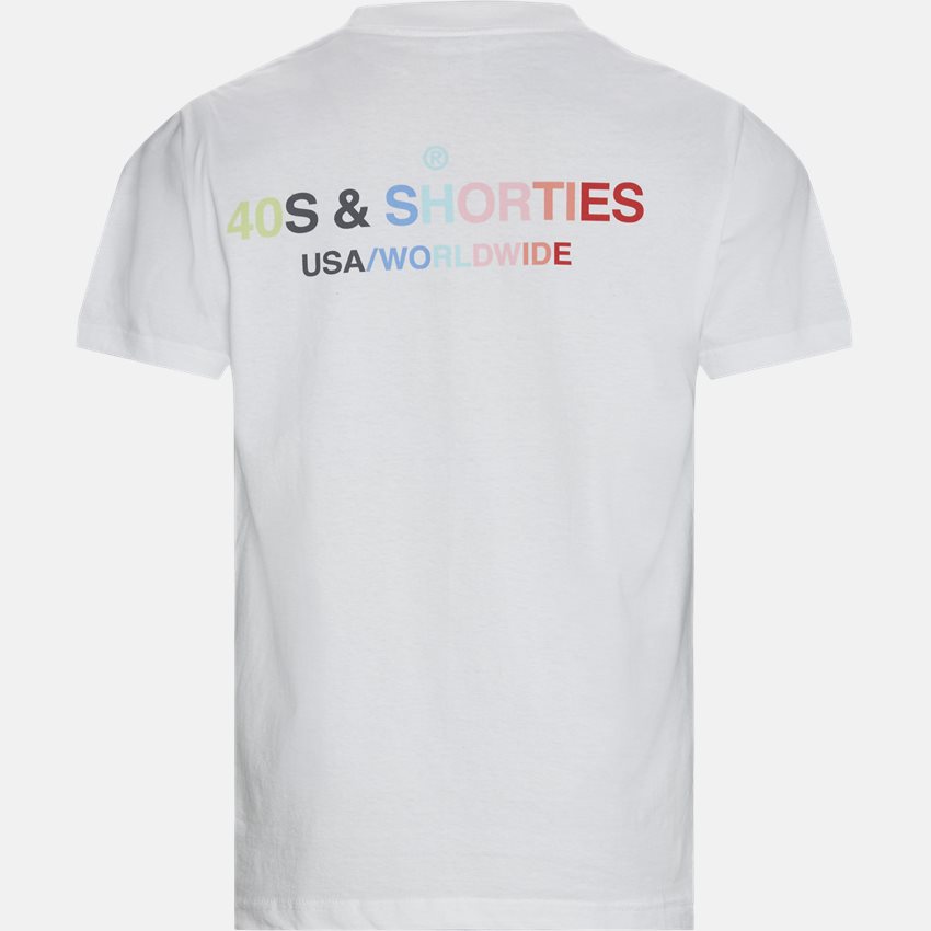 40S & SHORTIES T-shirts GENERAL TEXT LOGO TEE HVID