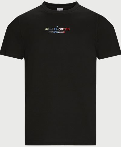 40S & SHORTIES T-shirts GENERAL TEXT LOGO TEE Svart