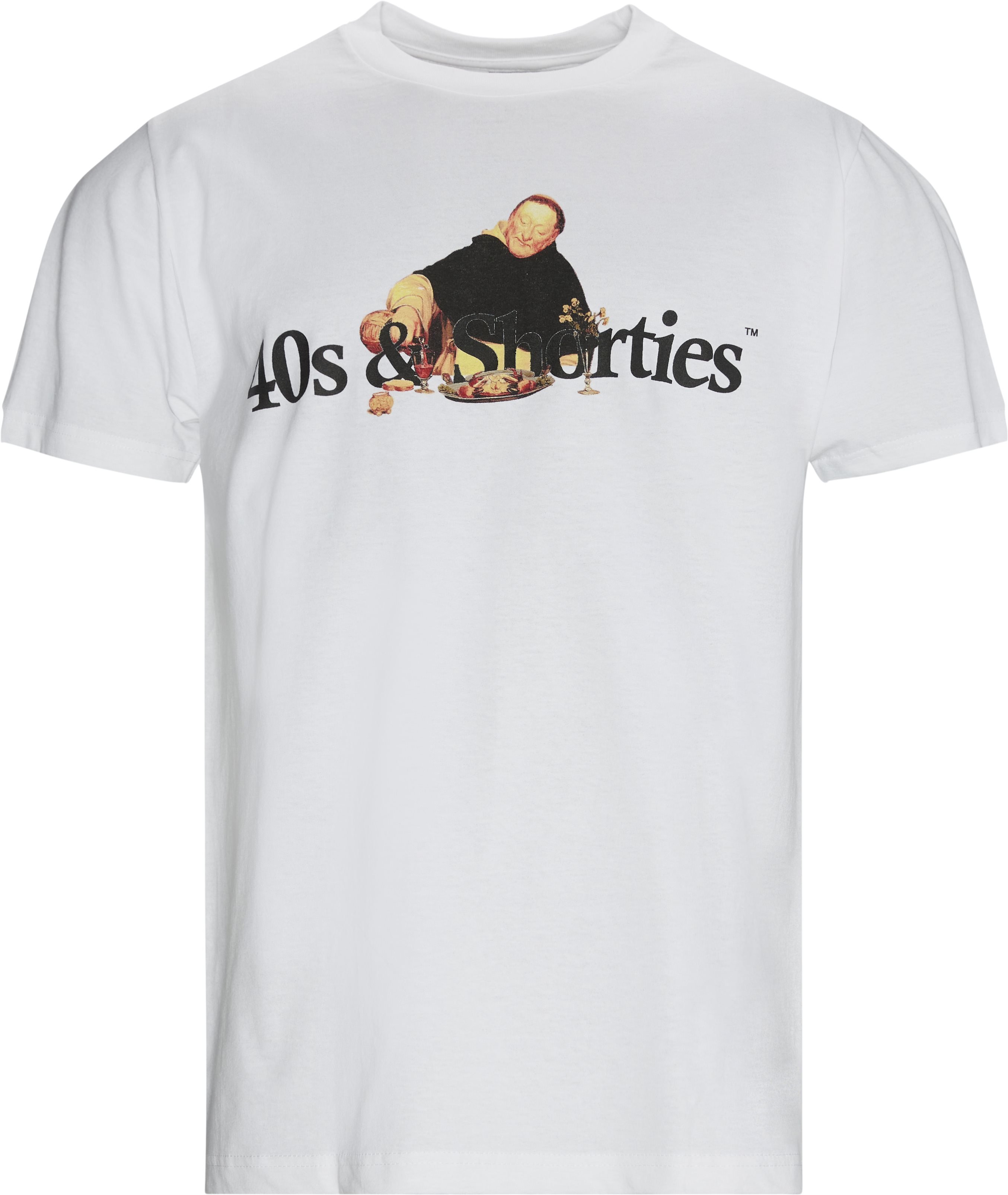 40S & SHORTIES T-shirts MONK TEE Vit