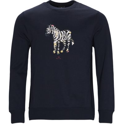 Zebra Sweatshirt Regular fit | Zebra Sweatshirt | Blå