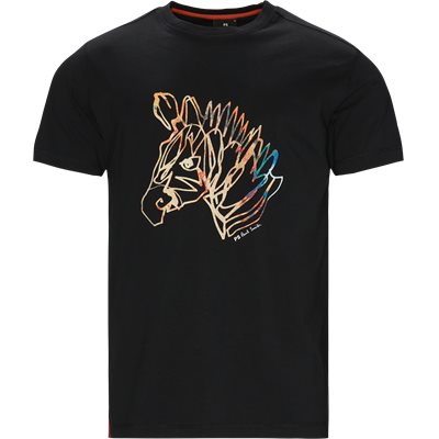 Zebra T-shirt Regular fit | Zebra T-shirt | Sort