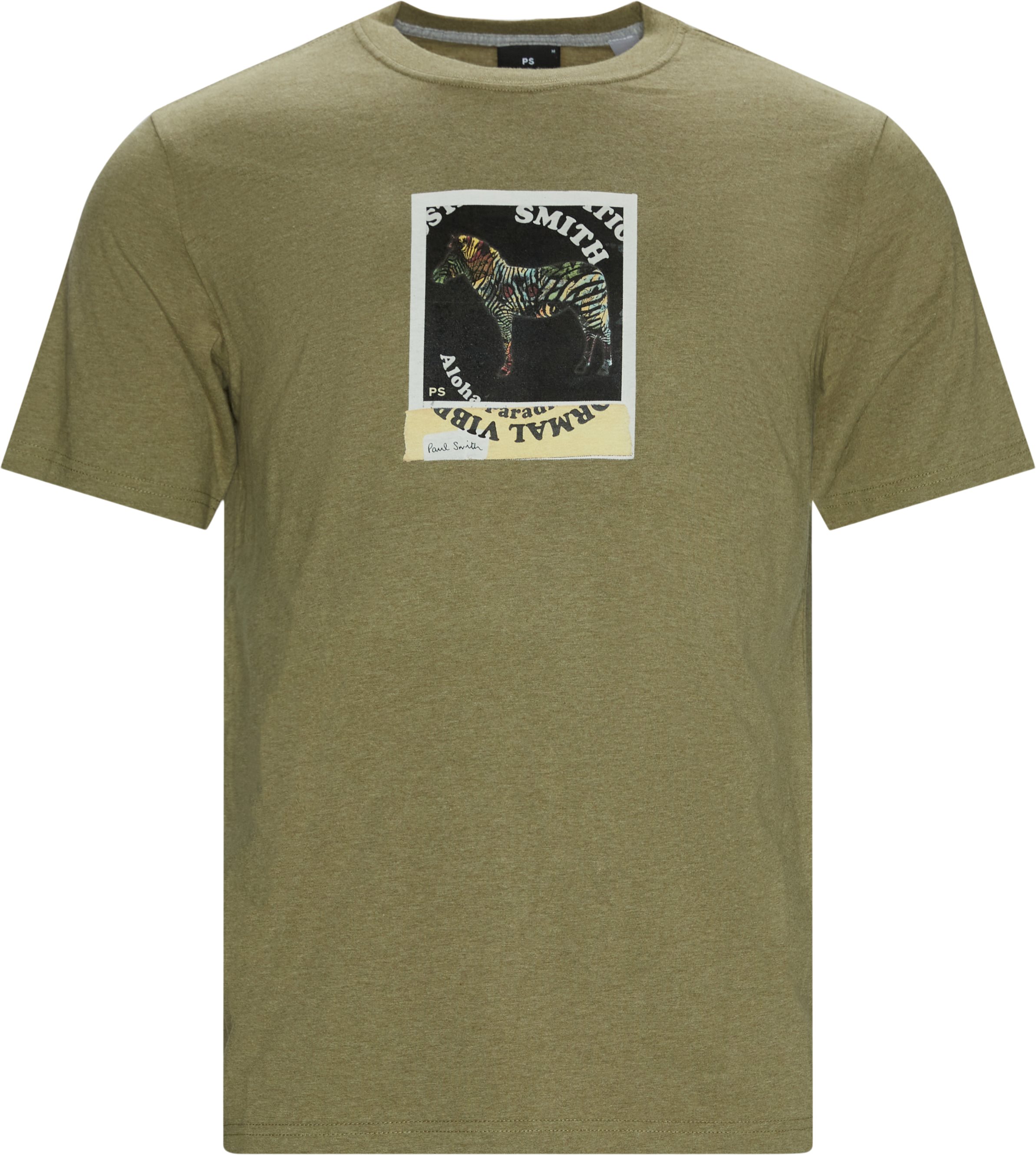 Zebra Polaro T-shirt - T-shirts - Regular fit - Army