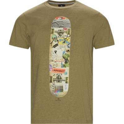 Skateboard T-shirt Regular fit | Skateboard T-shirt | Army